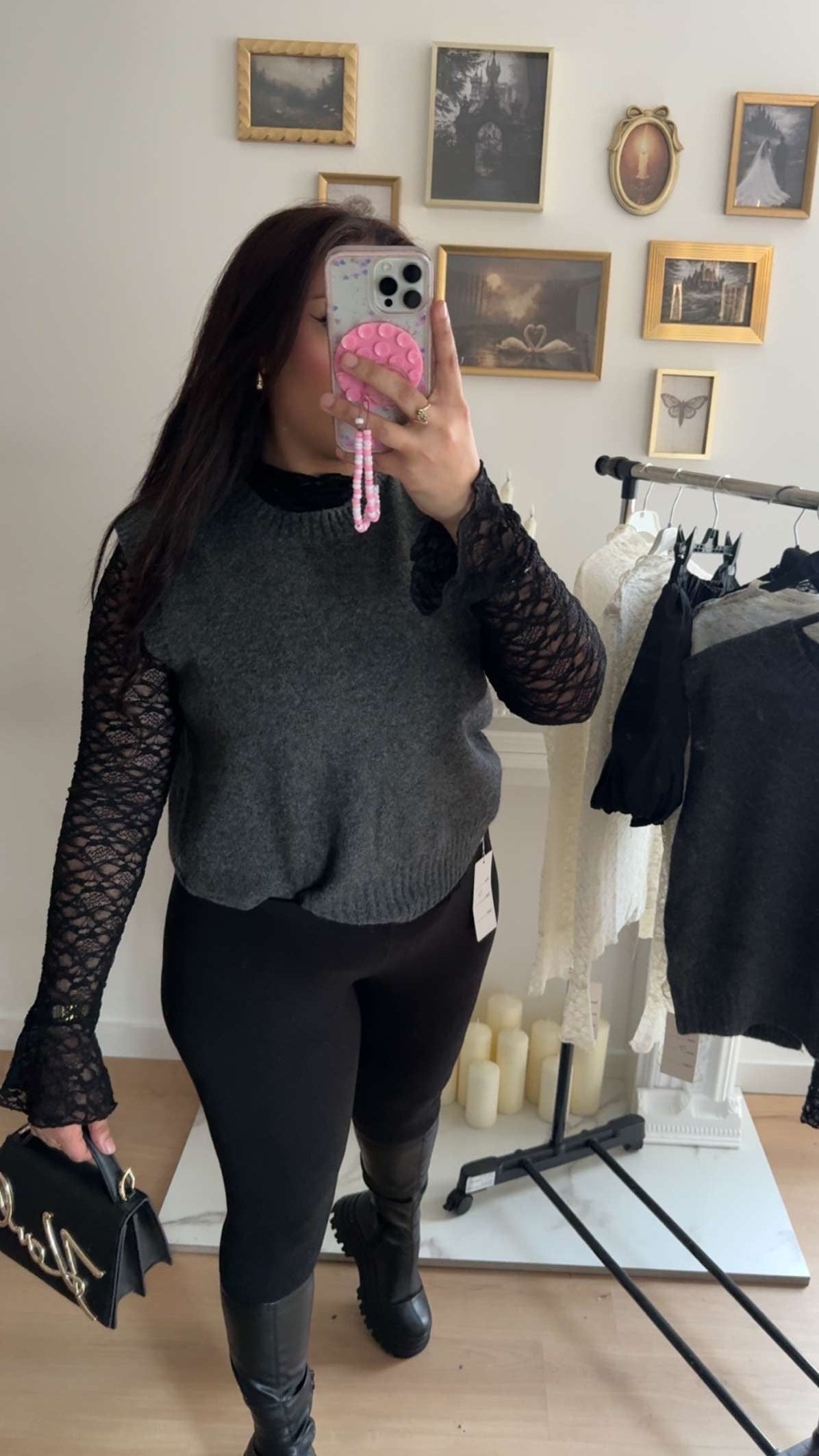 Pull sans manche GRIS