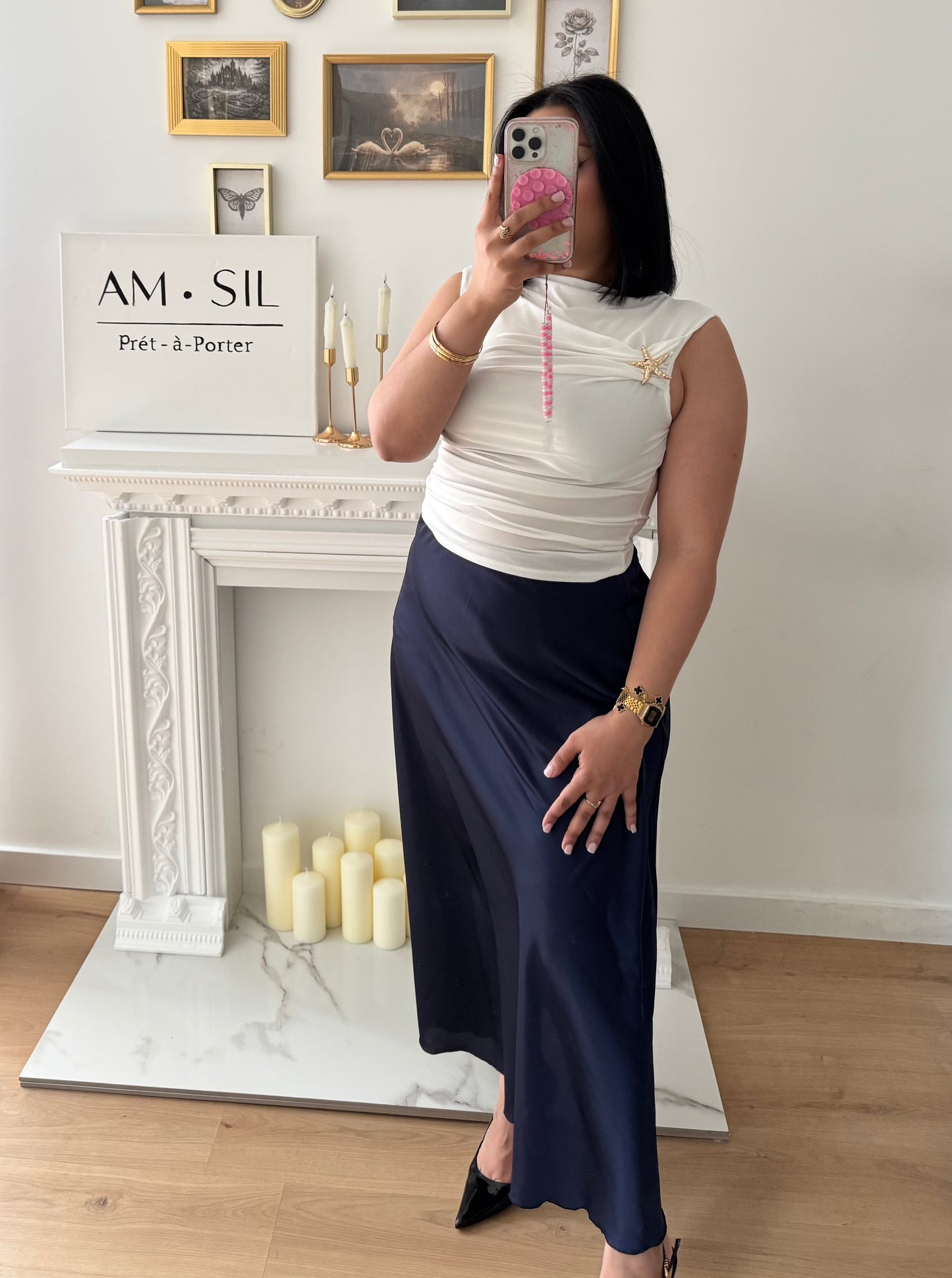 Haut minimaliste BLANC