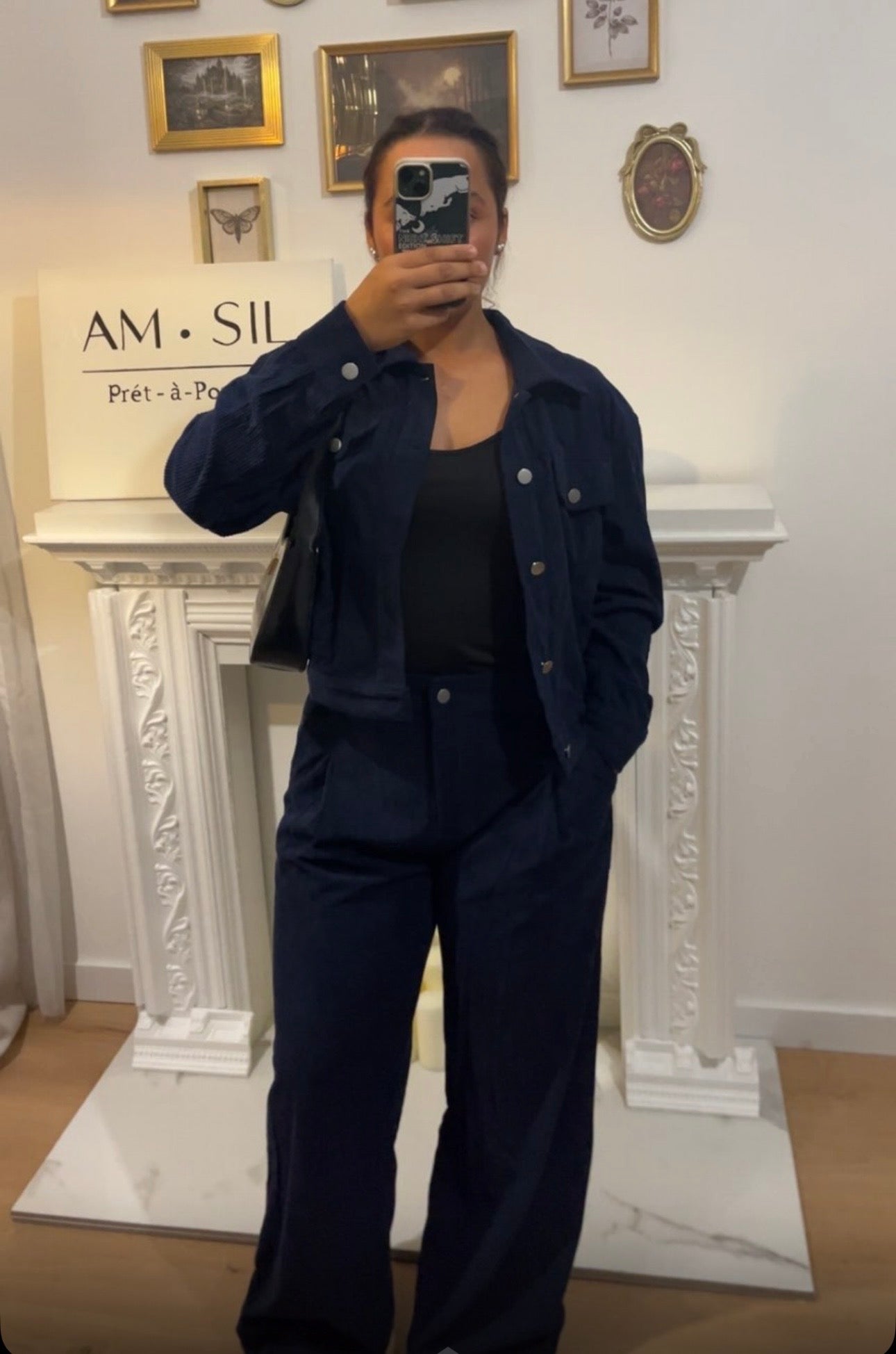 Ensemble pantalon à pince + veste