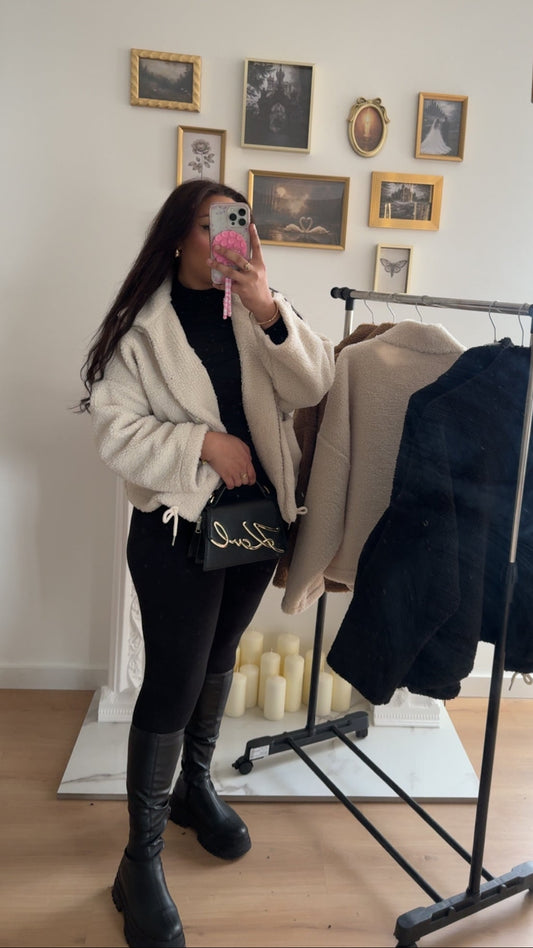 Veste à ZIP écrue