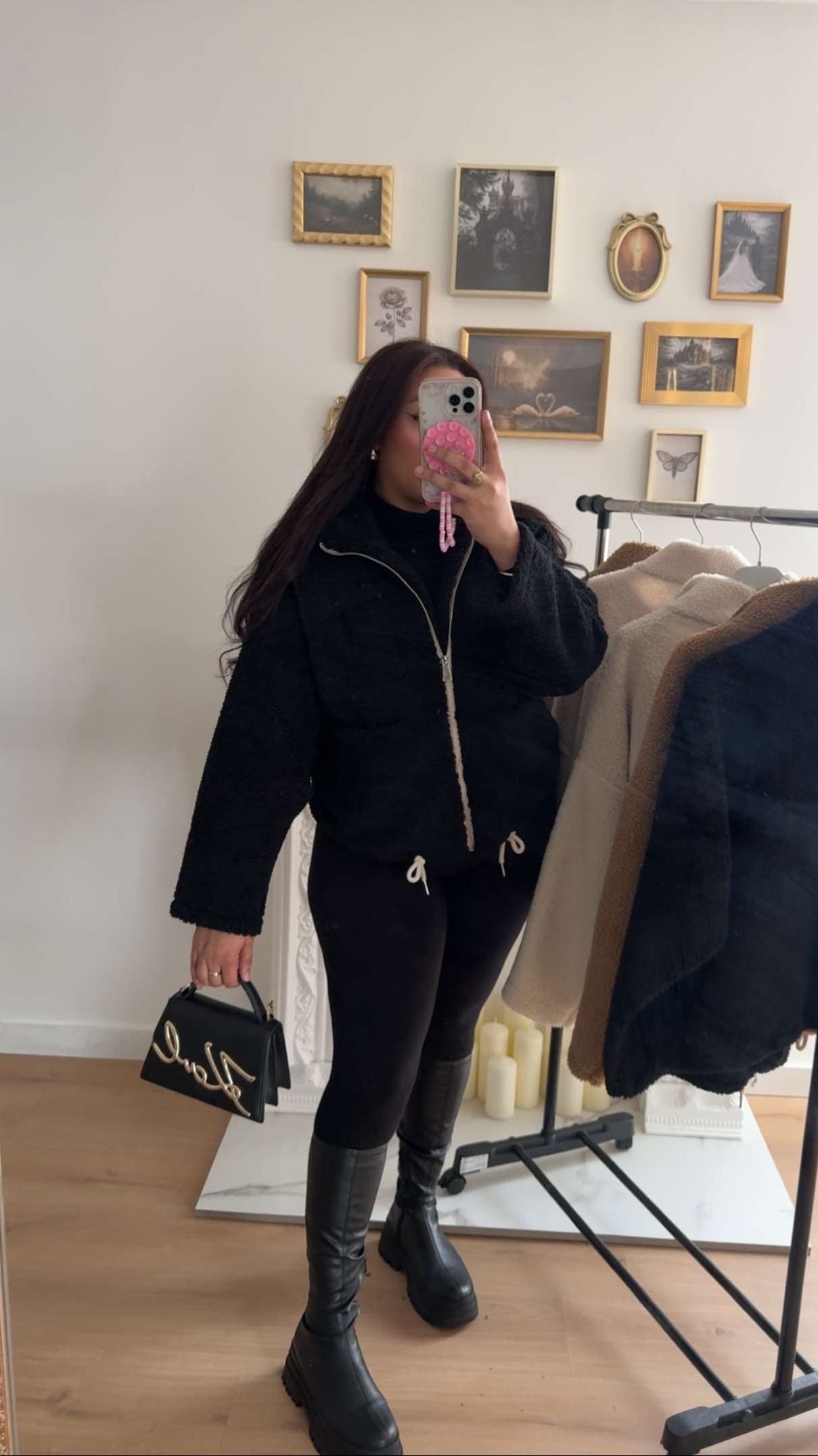 Veste à ZIP noire