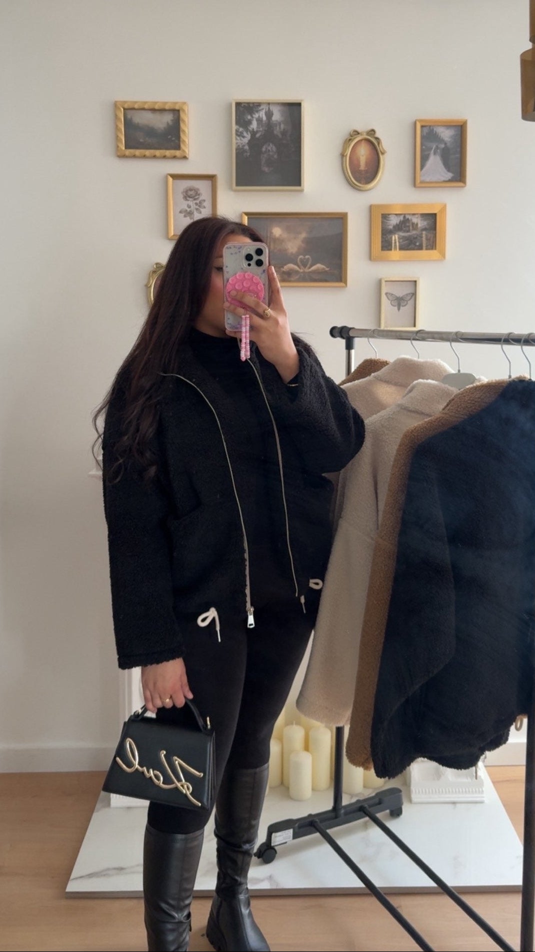 Veste à ZIP noire